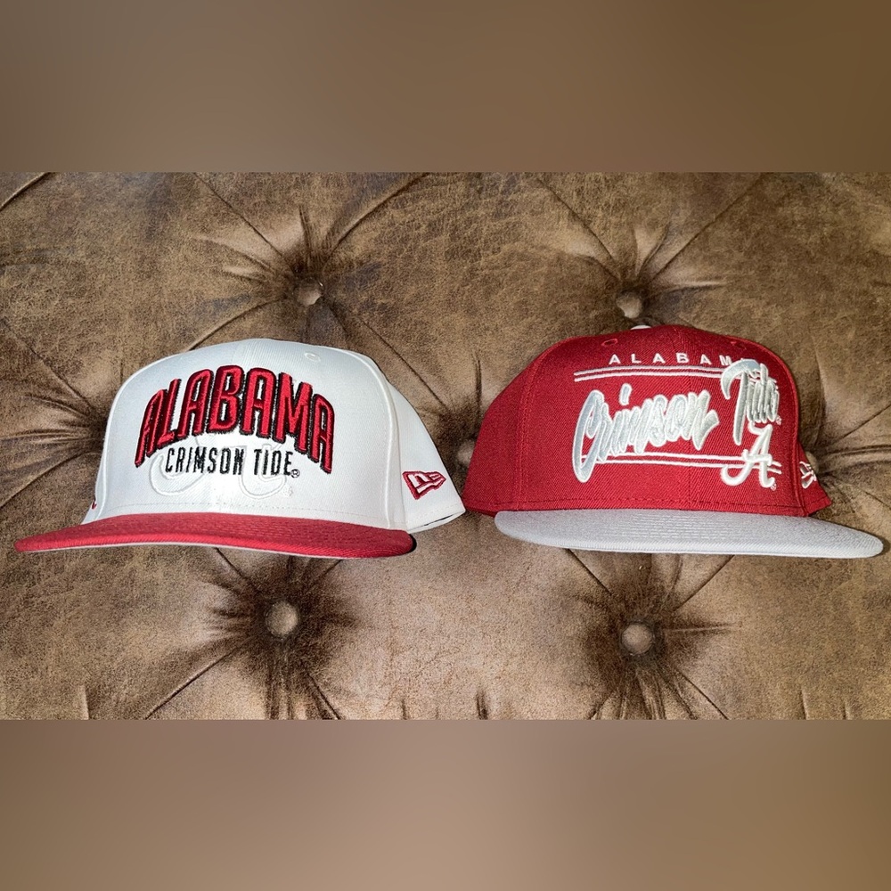 ‼️Bundle of (2) University of Alabama Crimson Tide🐘New Era 9Fifty SnapBack Hats